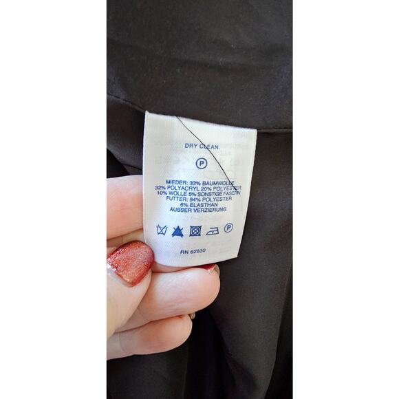 Lands' End Boucle Tweed‎ Wool Blend Plaid Blazer Jacket Women Size 16 Multicolor - Picture 8 of 8